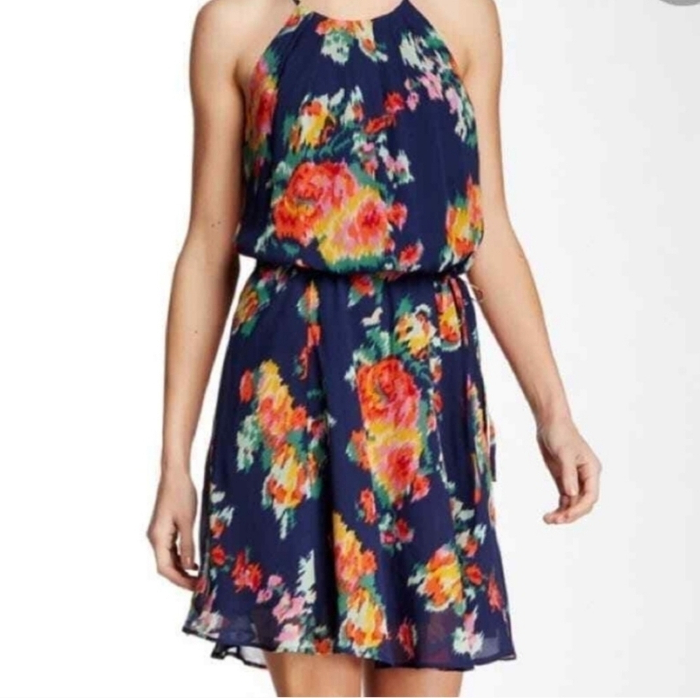 Joie Floral Mini Halter Sundress - Medium